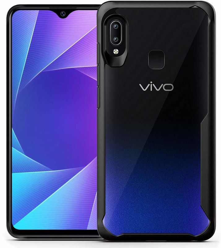 Krish Tech Back Cover for Vivo Y95  (Black, Shock Proof, Pack of: 1)