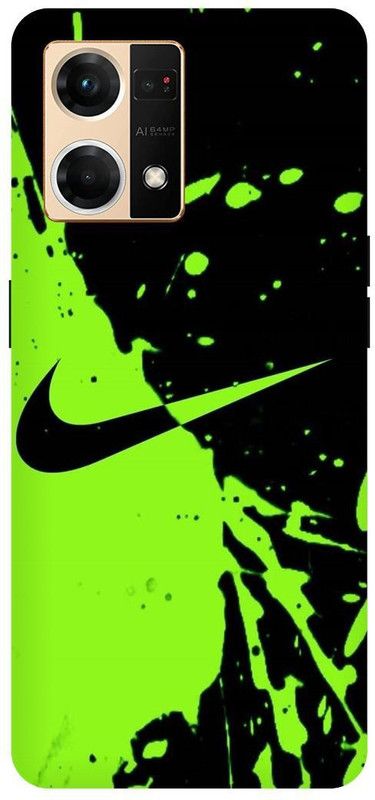COVERJET Back Cover for OPPO F21 PRO- CPH2363-NIKE- LOGO- DESIGN- EMBLEM  (Green, Hard Case, Pack of: 1)