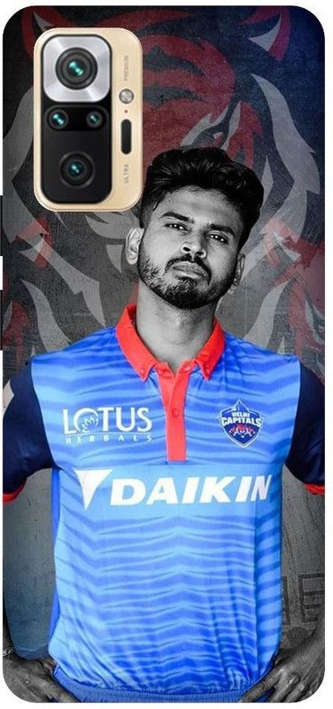 GRAFIQE Back Cover for REDMI Note 10 Pro M2101K6P SHREYAS LYER, INDIAN CRICKETER, BATSMAN  (Multicolor, Shock Proof, Pack of: 1)
