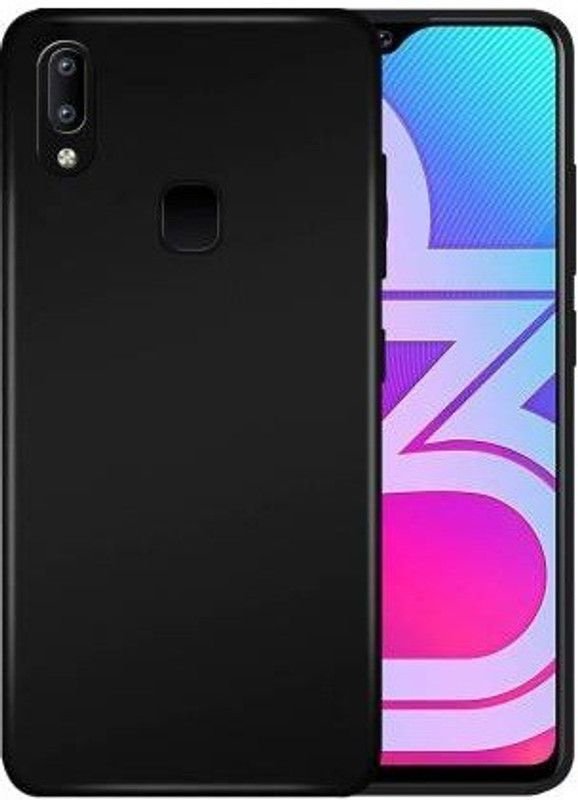 KJYOTHI Back Cover for Vivo Y91  (Black)