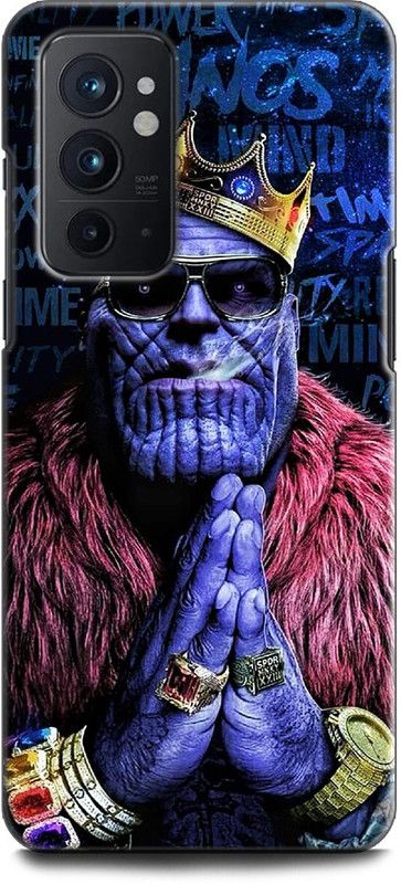 WallCraft Back Cover for OnePlus 9RT 5G THANOS, FUNNY, MARVEL, COMIC, AVENGERS  (Multicolor, Dual Protection, Pack of: 1)