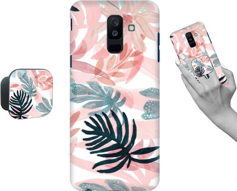 Coberta® Back Cover for Samsung Galaxy J8  (Multicolor, Cases with Holder, Pack of: 2)