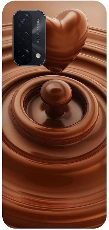 THE NARAYANA COLLECTIONS Back Cover for OPPO A74- CPH2219-DIL,LOVE,HEART.CHOCOLATE,TRENDING  (Multicolor, Hard Case, Pack of: 1)