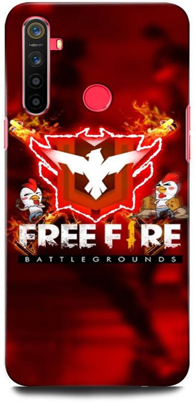 ORBIQE Back Cover for Realme 5i RMX2030 FREEFIRE, JUEGO, GUN, METAL, FIRE, BACKGROUND, GAME, ARMY  (Multicolor, Hard Case, Pack of: 1)