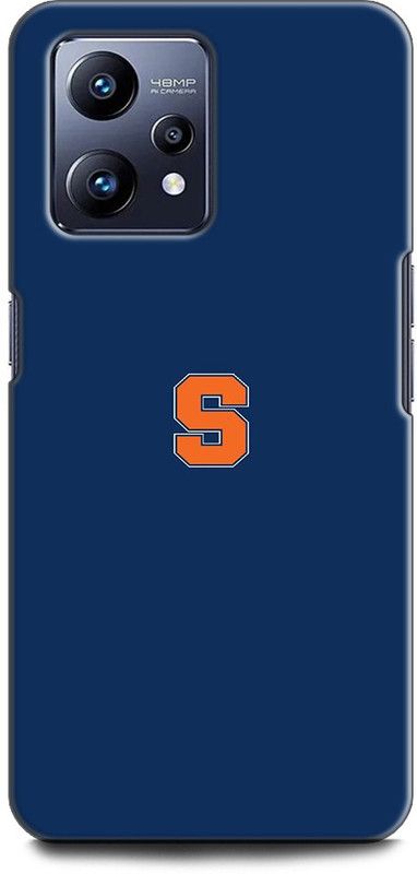 INDICRAFT Back Cover for Realme Narzo 50 Pro 5G, RMX3395 S, S LETTER, S NAME, S ALPHABET, BLUE  (Multicolor, Shock Proof, Pack of: 1)