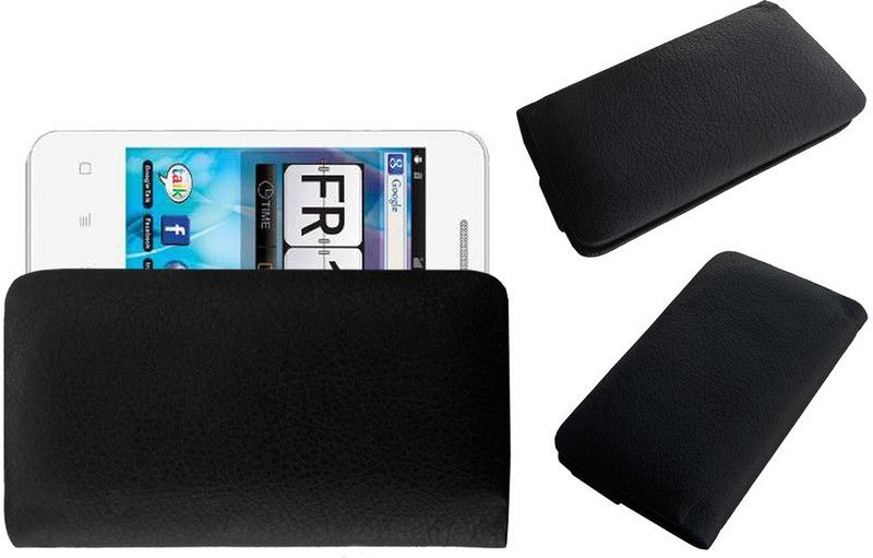 ACM Pouch for Spice Mi-355 Stellar Craze  (Black, Cases with Holder, Pack of: 1)