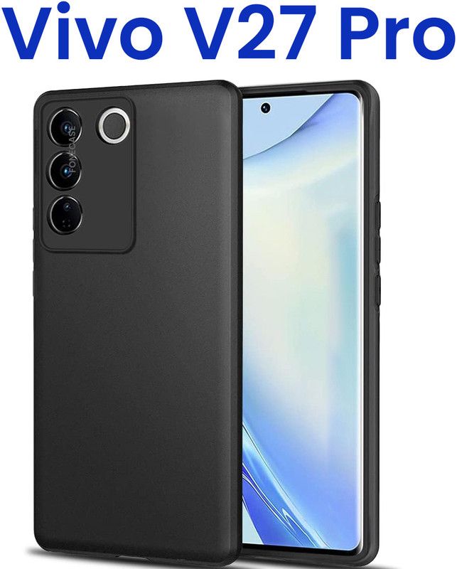 FONECASE Back Cover for VIVO V27 PRO (5G), VIVO V27 Pro  (Black, Hard Case, Pack of: 1)