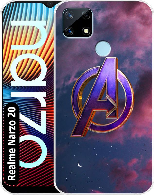 Cooltrend Back Cover for Realme Narzo 20, Realme Narzo 30A, Realme C12, Realme C25, Realme C25s  (Multicolor, Flexible, Silicon, Pack of: 1)