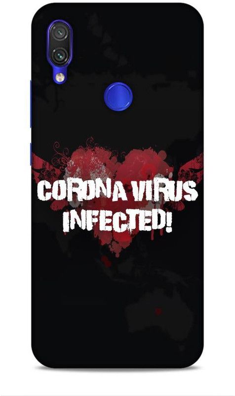 MAPPLE Back Cover for Redmi Note 7S (Corona / Virus / Quotation)  (Multicolor, Hard Case, Pack of: 1)