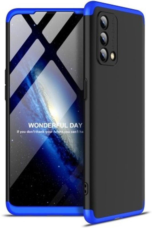 Cermarise Front & Back Case for Oppo F19S  (Blue, Dual Protection, Pack of: 1)