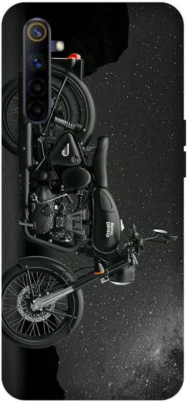 UMPRINT Back Cover for Realme 6i Royel Enfield, Classic bike Printed Back Cover  (Multicolor, Hard Case, Pack of: 1)