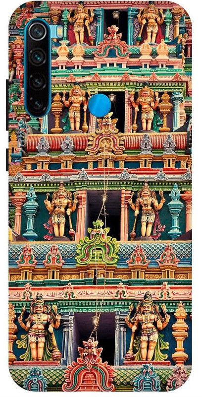 PICHKU Back Cover for REDMI NOTE 8-M1908C3JH-HINDU,TEMPLE,MANDIR,TAMIL,SOUTH,BHAGWAN,RAM,TIRUPATI  (Multicolor, Hard Case, Pack of: 1)