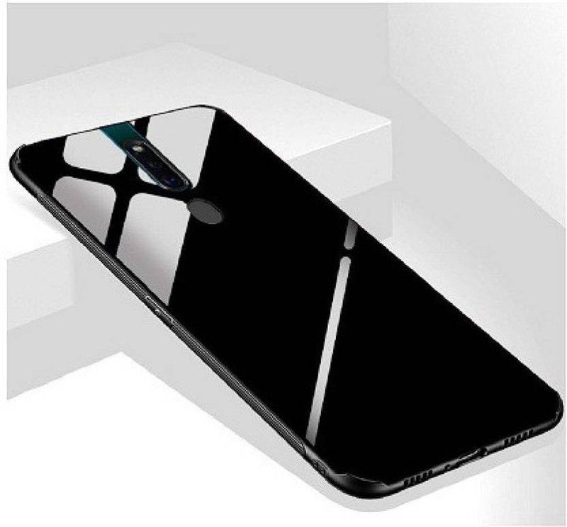 SEETU Back Cover for OPPO F11 Pro  (Black)