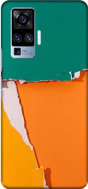 PNBEE Back Cover for Vivo X50 Pro, Vivo V2005A - Craft Paper Pattern Print  (Multicolor, Hard Case, Pack of: 1)