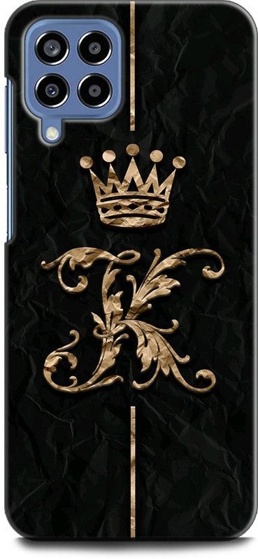 WallCraft Back Cover for SAMSUNG Galaxy M33 5G  (Black, Gold, Pack of: 1)