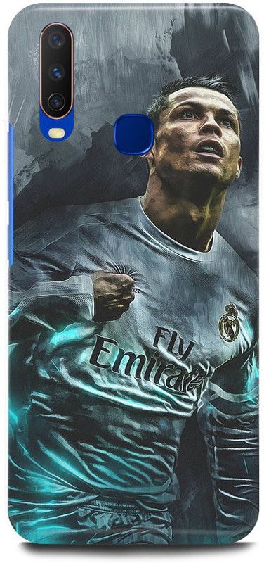 FUGGA Back Cover for Vivo Y19, 1915, CRISTIANO, ROALDO, CR7, REAL, MEDRID, FOOTLBALL, PLAYER  (Multicolor, Hard Case)