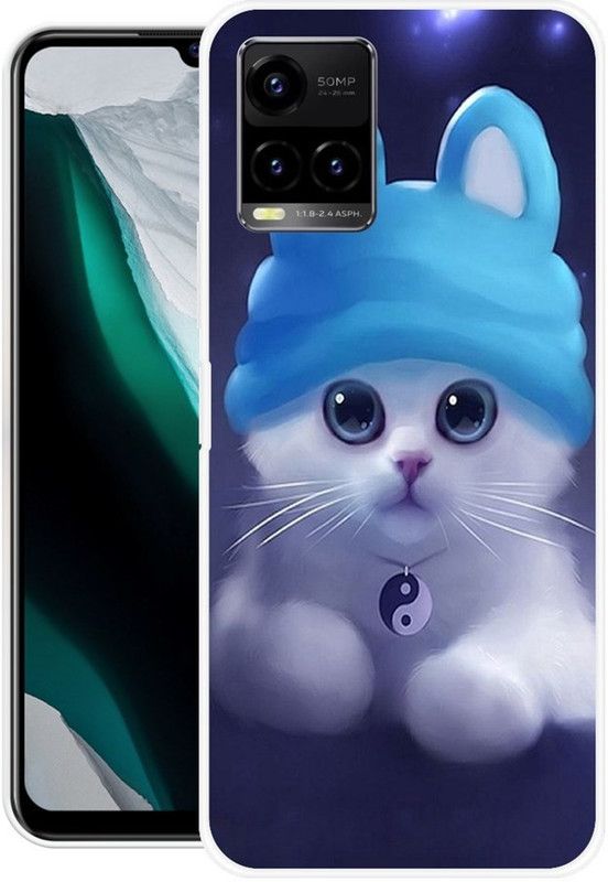 KLC Back Cover for Vivo Y33s  (Multicolor, Silicon, Pack of: 1)