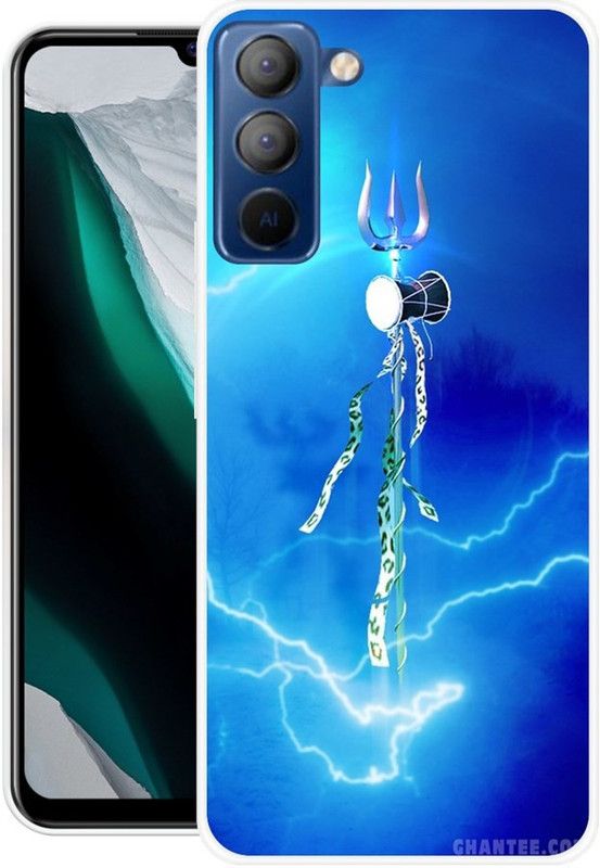 INDIALAND Back Cover for Tecno Pop 5 Pro  (Multicolor, Grip Case, Silicon, Pack of: 1)