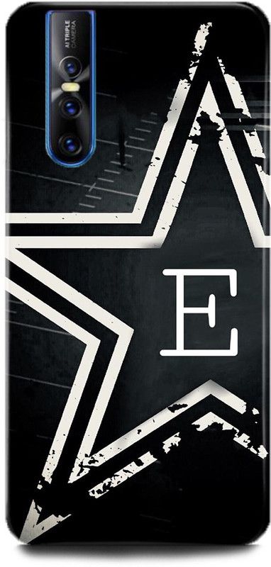 INDICRAFT Back Cover for Vivo V15 Pro, Vivo 1818, E letter, Printed  (Multicolor, Shock Proof, Pack of: 1)