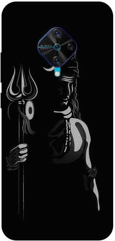 ZIGTOZAG SHOPPE Back Cover for Vivo S1 Pro  (Black, Hard Case)