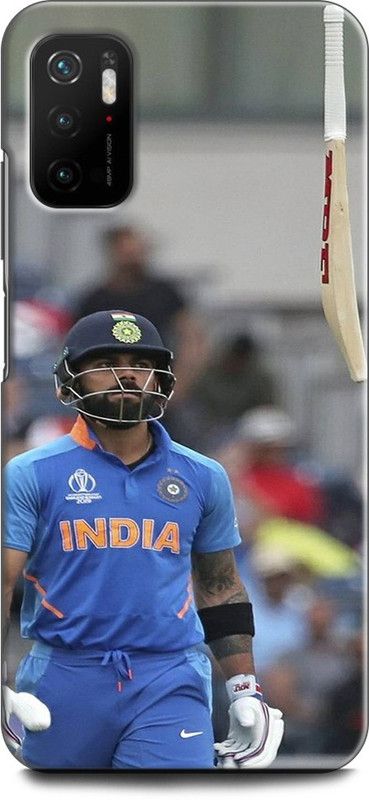 Wall Art Back Cover for POCO M3 Pro 5G VIRAT KOHLI, INDIAN CRICKET CAPTAIN, CRICKETER, PLAYER, SPORTS  (Multicolor, Dual Protection, Pack of: 1)