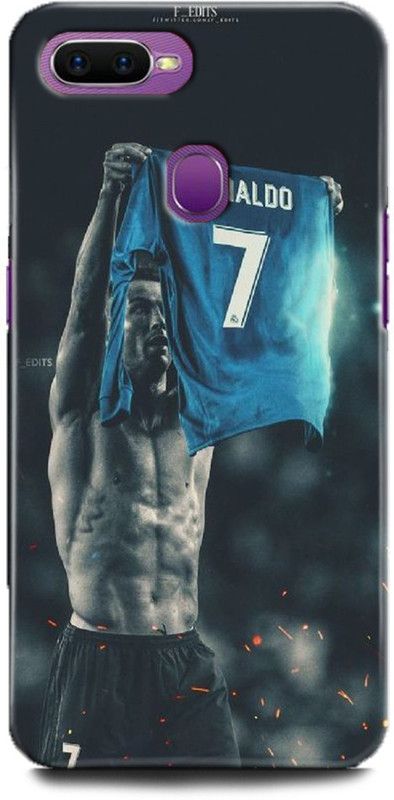 INTELLIZE Back Cover for Oppo A7/CPH1901 ronaldo,Printed  (Multicolor, Shock Proof, Pack of: 1)
