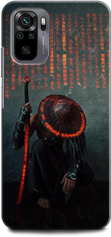 INDICRAFT Back Cover for REDMI Note 11 SE SAMURAI, NINJA, DANIL, WARRIOR, CYBERPUNK  (Multicolor, Shock Proof, Pack of: 1)