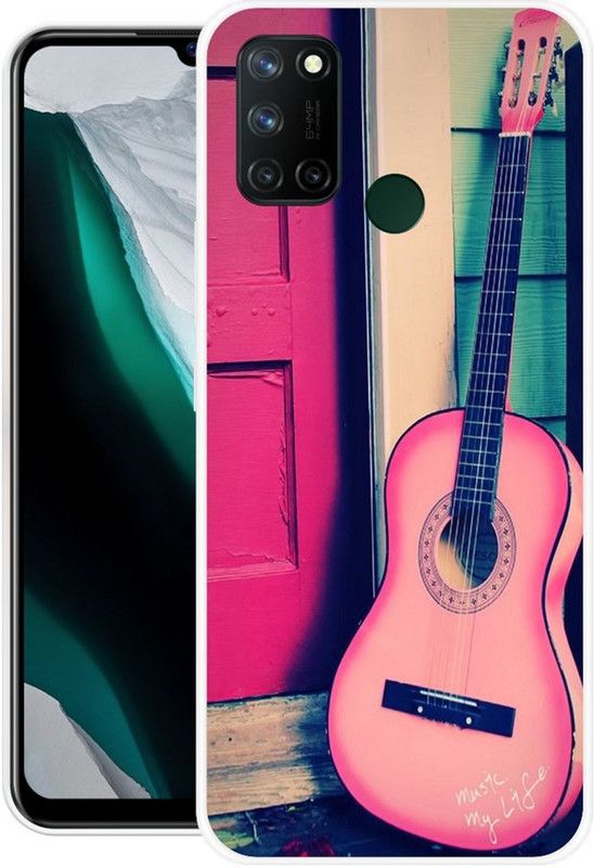 RJ14 (Online) Back Cover for Realme 7i  (Multicolor, Grip Case, Silicon)