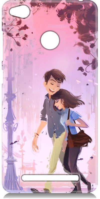 Smutty Back Cover for Mi Redmi 3S Prime - Happy Couple Print  (Multicolor, Hard Case, Pack of: 1)