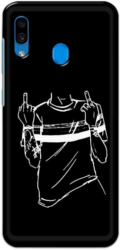 NDCOM Back Cover for Samsung Galaxy A30 Boy Attitude Printed  (Multicolor, Hard Case, Pack of: 1)