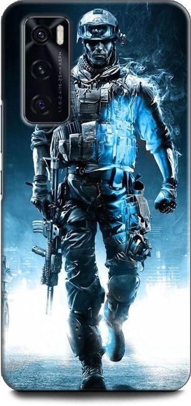 KEYCENT Back Cover for Vivo V20 SE, V2022 ARMY, SOLDIER, COUNTER STRICK, GAME, IGI, BATTLEFIELD  (Multicolor, Pack of: 1)