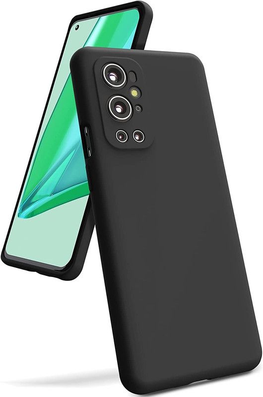 Casehub Back Cover for OnePlus 9 Pro  (Black, Camera Bump Protector)