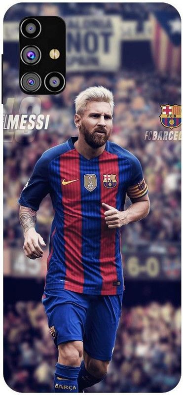 URCHIN Back Cover for Samsung M31 Messi, Lione Messi, Football, Messi 10, Barcelona, Lione Messi Jersey, Sports  (Multicolor, Shock Proof, Pack of: 1)