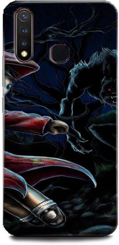 Afterglow Back Cover for Vivo U3 little red, scary, helloween, faieytales, ridinghood  (Multicolor, Dual Protection, Pack of: 1)