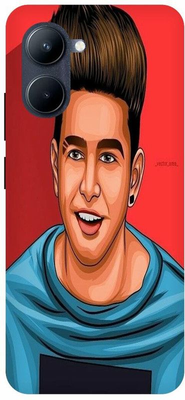 COVERJET Back Cover for REALME C33- RMX3624- JASS- MANAK- SINGER- YOUTUBER  (Multicolor, Hard Case)