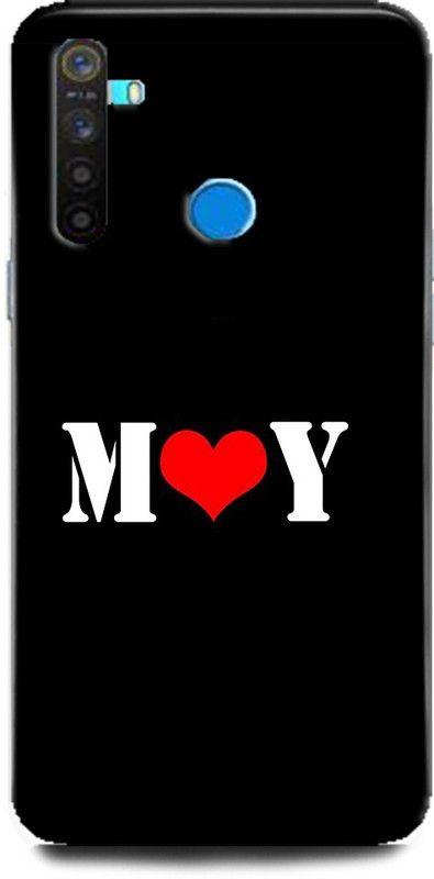 Afterglow Back Cover for Realme 5s M Y, M LOVES Y, NAME, LETTER, ALPHABET, MY LOVE, HART  (Multicolor, Shock Proof, Pack of: 1)