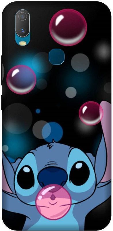 URCHIN Back Cover for Vivo Y17 stitch and leo, stitch, cartoon, disney, funny, cute  (Multicolor, Shock Proof, Pack of: 1)