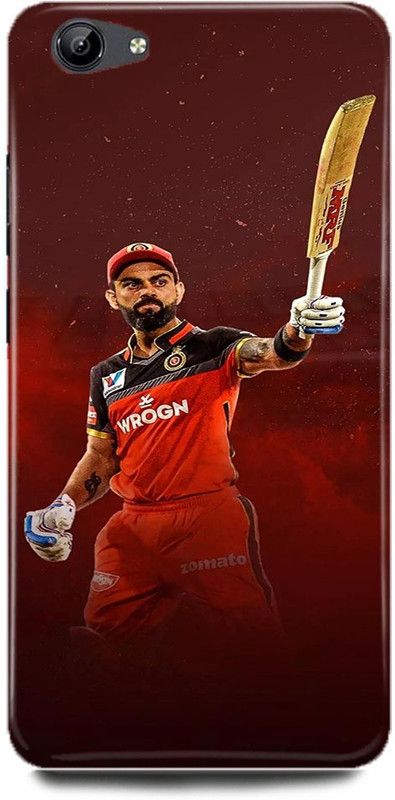 FRONK Back Cover for Vivo V5s, 1713, VIRAT, KOHLI, INDIAN, PLAYER, CRICKETER, RCB  (Red, Hard Case, Pack of: 1)