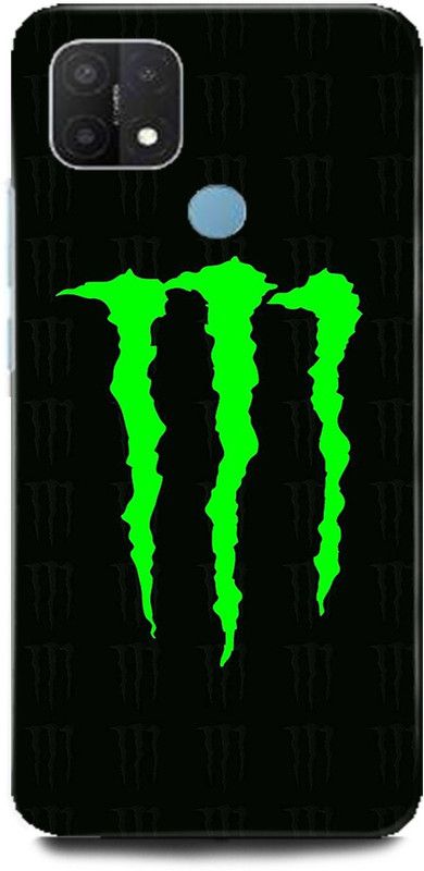 Afterglow Back Cover for Oppo A15s  (Black, Green, Shock Proof, Pack of: 1)