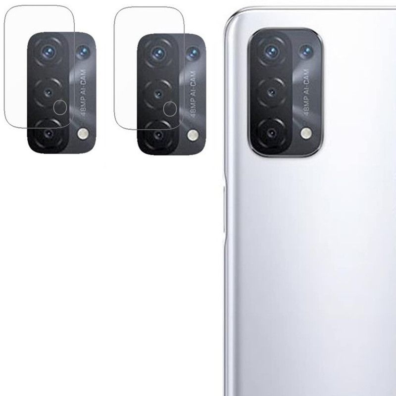 Transparent Back Camera Lens Glass Protector for Dii OPPO A74 5G  (Pack of: 2)