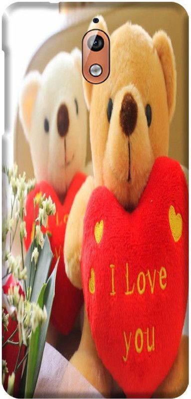 PNBEE Back Cover for Nokia 3.1, TA-1049, TA-1057, TA-1063- TeddyBear Print Mobile Case Cover  (Multicolor, Hard Case)
