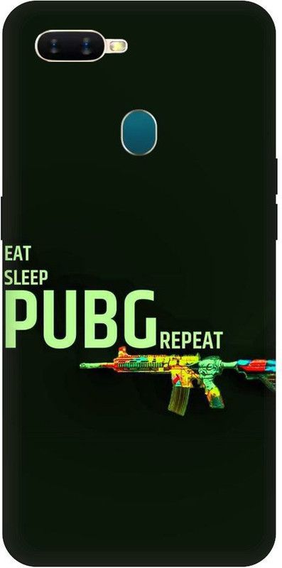 URCHIN Back Cover for Oppo A5sPubg, Pubg Map, Pubg Game, Pubg Love  (Multicolor, Shock Proof, Pack of: 1)