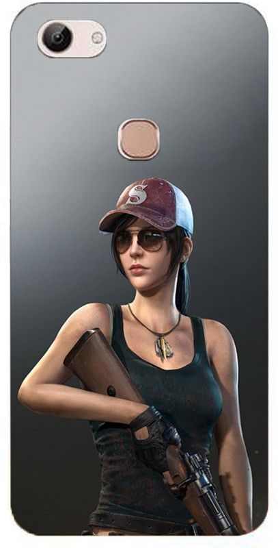 METOO Back Cover for Vivo 1802, Pubg Design Back Cover Print : 22  (Multicolor, Dual Protection, Silicon, Pack of: 1)