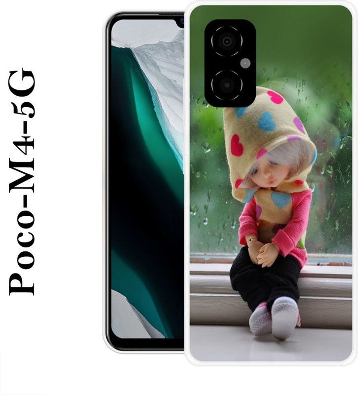 supercase Back Cover for Poco M4 5G  (Multicolor, Grip Case, Silicon)