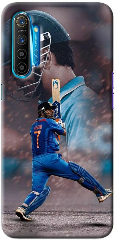 NDCOM Back Cover for REALME XT M S Dhoni Printed  (Multicolor, Hard Case, Pack of: 1)