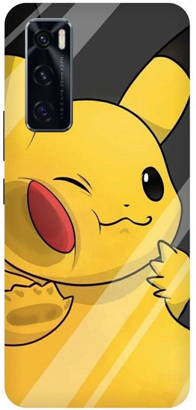 URCHIN Back Cover for Vivo V20SE Pikachu, Cartoon, Pokemon, Cute, Pikachu Pokemon, Love  (Multicolor, Shock Proof)