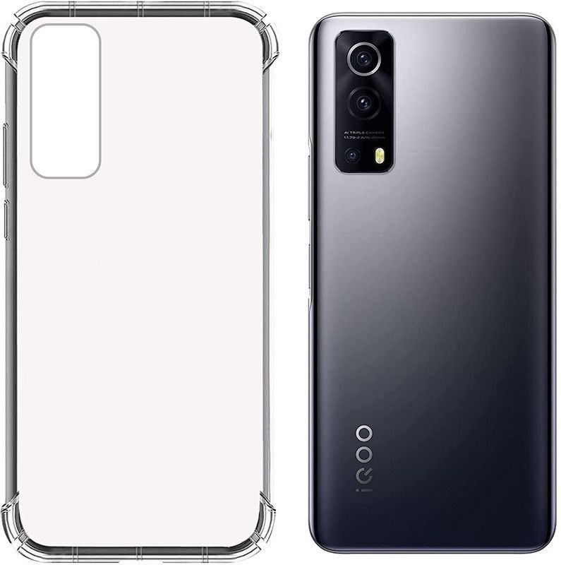 AARERED Bumper Case for IQOO Z3  (Transparent, Dual Protection, Pack of: 1)