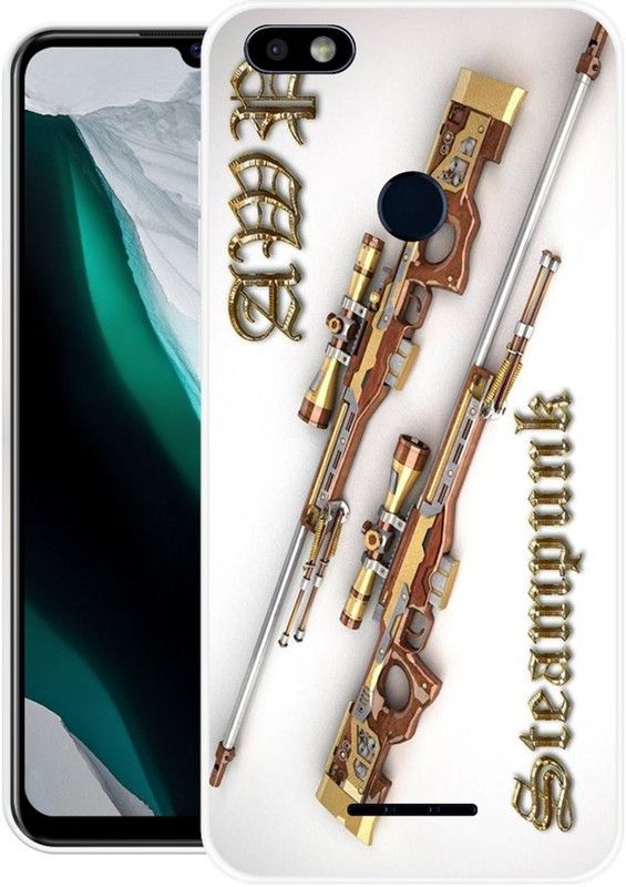 Looy Back Cover for Lava Z91  (Multicolor, Silicon, Pack of: 1)
