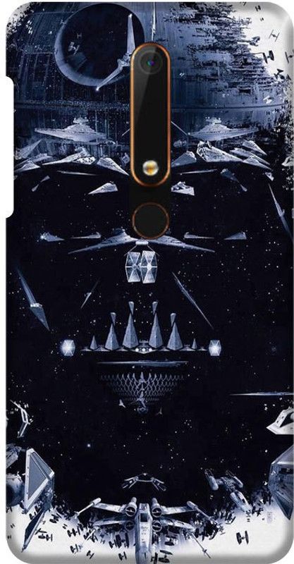 PNBEE Back Cover for Nokia 6.1,TA-1045, TA-1054, TA-1050, TA-1068- illusion Print Mobile Case Cover  (Multicolor, Hard Case, Pack of: 1)