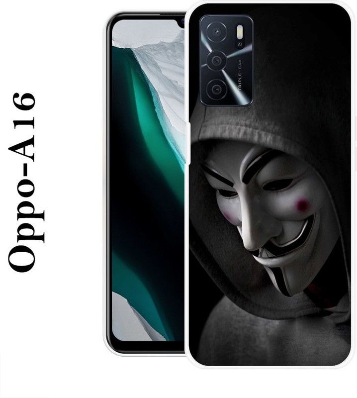 KUDI Back Cover for Oppo A16  (Black, Grey, Silicon)